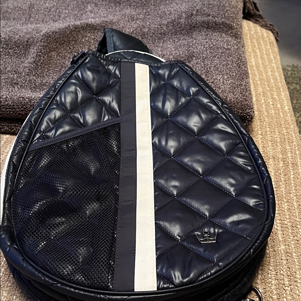Oliver Thomas Quilted Black Backpack